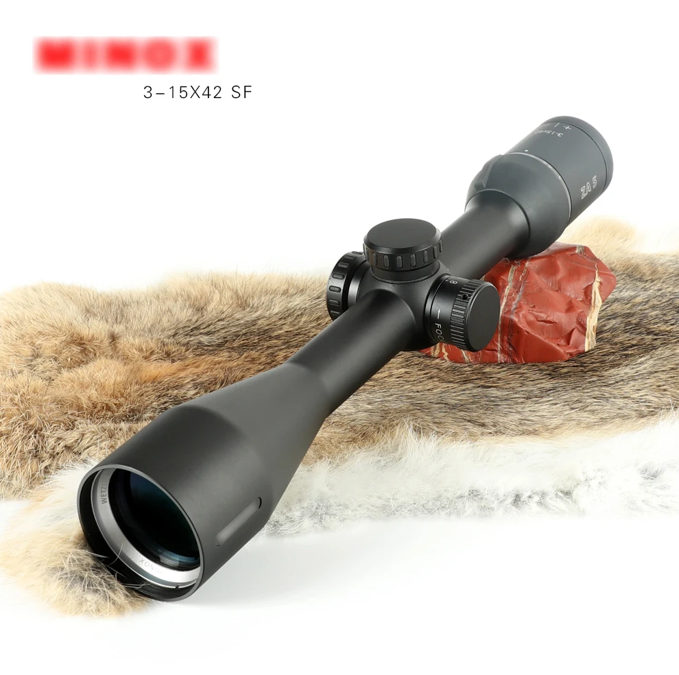 MINOX ZA5 3-15X42 SF тактический прицел винтовка air red dot страйкбольные тактические винтовки Снайперский оптический прицел охотничьи прицелы