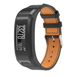 Замена часы ремешок кожаный ремешок для Garmin Vivo Смарт ч @ JH