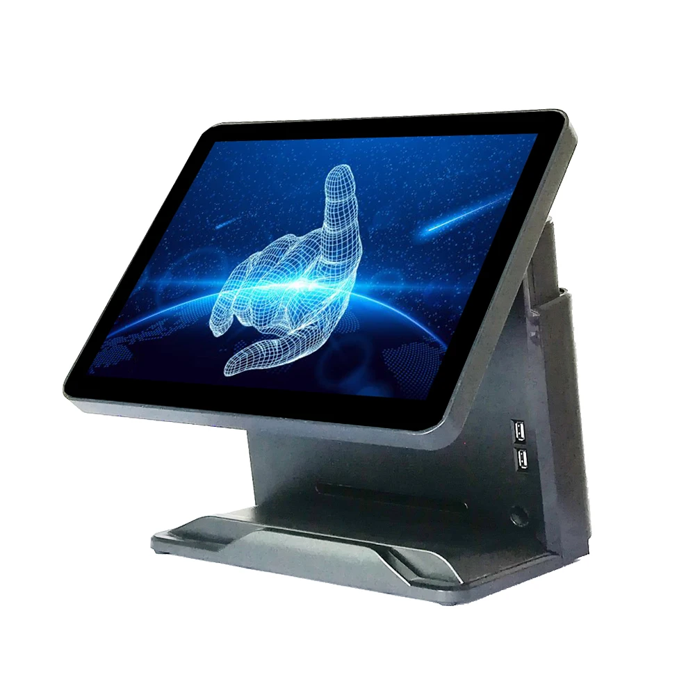 Free shipping 15 inch pos system touch cash register all