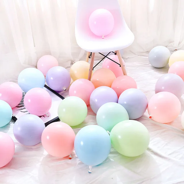 10 шт. 10 дюймов 3g разноцветные шары Макарон чистые цветные латексные шары Детские игрушки для дома, дня рождения, свадьбы, украшения для вечеринок - Цвет: Multicolor