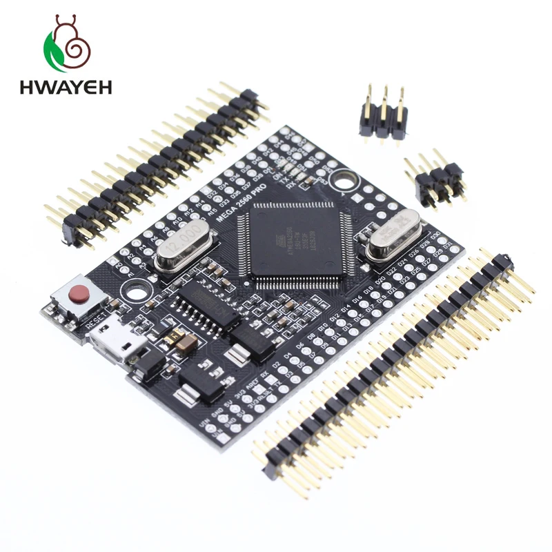 Мини адаптер HWAYEH Mega 2560 PRO 5 В (Embed) CH340G с разъемом типа папа совместимый arduino