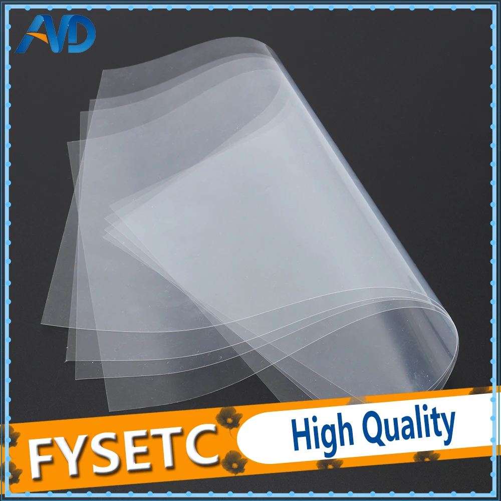 Tanie 4 arkusze folia fep 140x200mm x 0.1mm DLP LCD SLA żywica 3D drukarki dla Elegoo Mars Wanhao duplikator D7, Photon