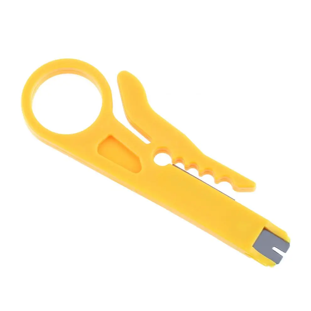 Мини-портативные щипцы для зачистки проводов с кольцом и ручкой для прессования и корпусом ABS для простого зачистки кабеля