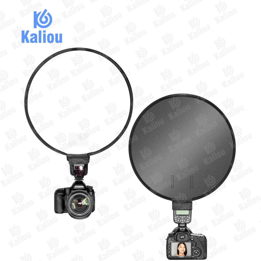 Kaliou 30 см Универсальный Круглый Портативный софтбокс Speedlight Рассеиватель Вспышки на верхней мягкой коробке для Canon Nikon sony камеры DSLR