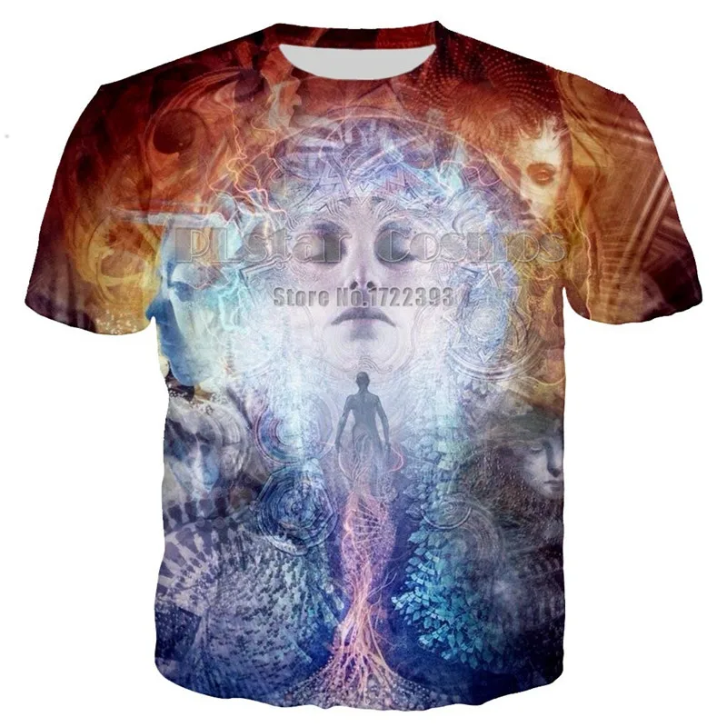 PLstar Космос Harajuku эррен Будда футболки для мужчин/для женщин Poleras Буда хемд уличная психоделическая футболка унисекс плюс размеры 5XL