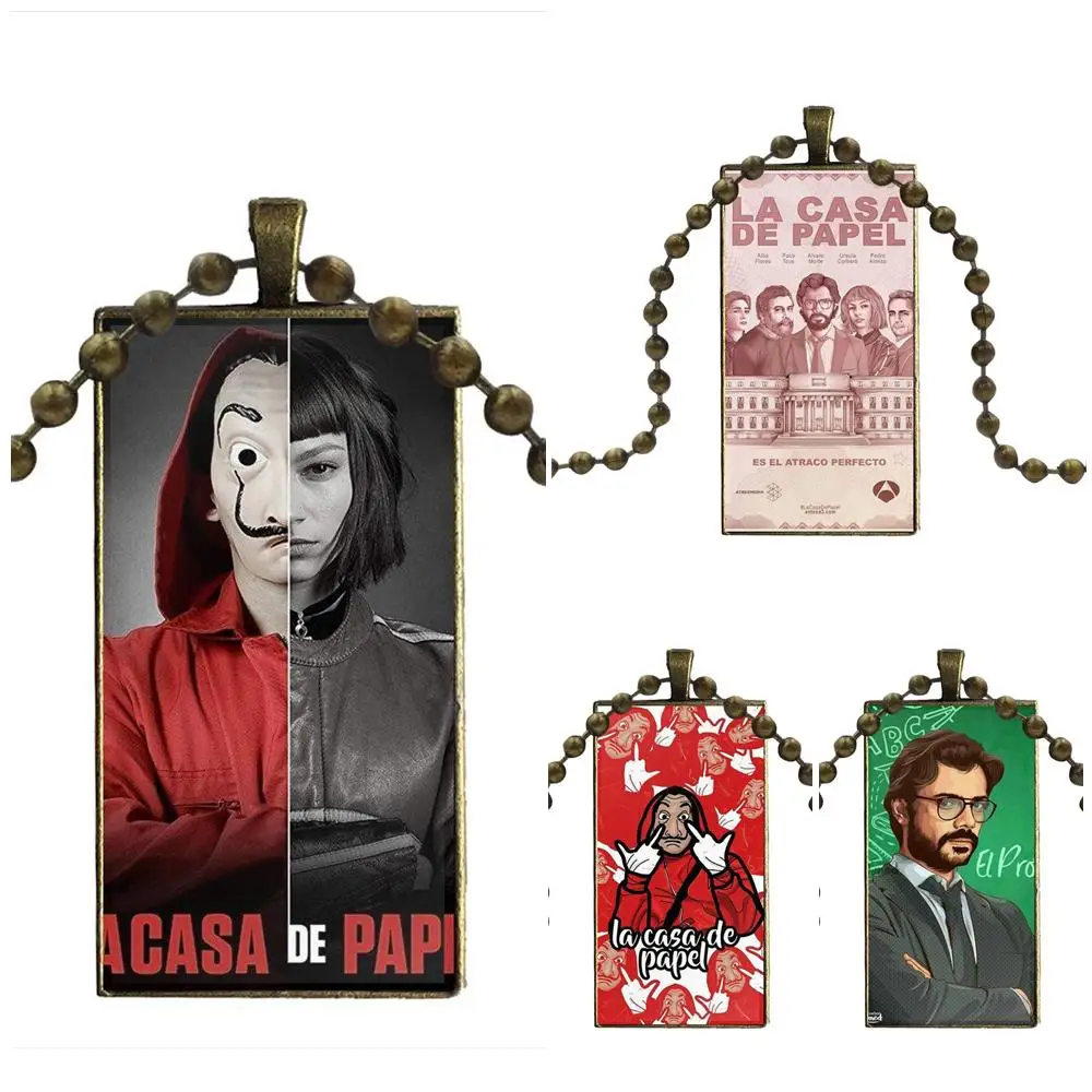 Испанское ТВ La Casa De Papel Брендовое ювелирное изделие бронзового цвета модное