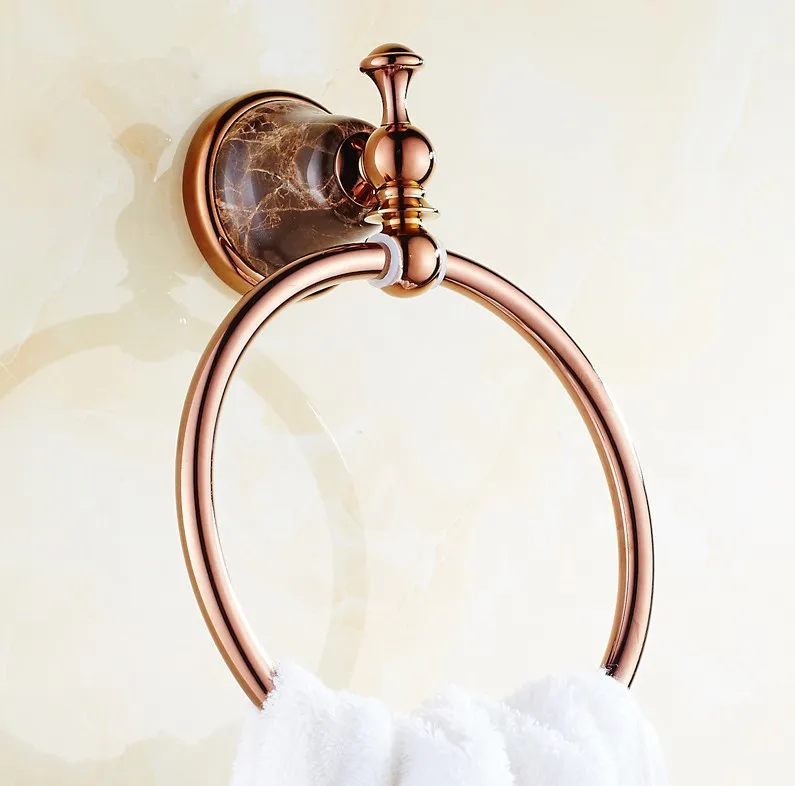 Новинка 2016 Роскошное дизайнерское кольцо для полотенец розового золота/модное