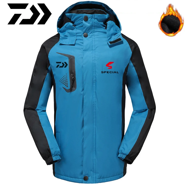 

2020 New DAIWA Fishing Jackets Outdoor Thick Warm Cotton Camping Fishing Clothings Autumn Winter Men Sport Fishing Clothes