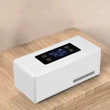 2018 Portable Insulin storage Cooler Bag Diabetic Insulin Cooler Box Rechargeable fridge Mini refrigerator ice box travel bag insulin refrigerator cooler medical travel insulin storage box cool case bag medicine interferon insulin pen small refrigerator