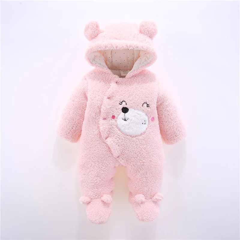 

Newborn One-Piece baby rompers Long Sleeve Winter Rompers Infant Jumpsuit toddler Boy Girl warm Clothes
