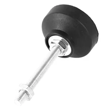 Hot Sale M8 x 70 Screw Thread Type Plastic 50mm Base Diameter Legs Graders Support