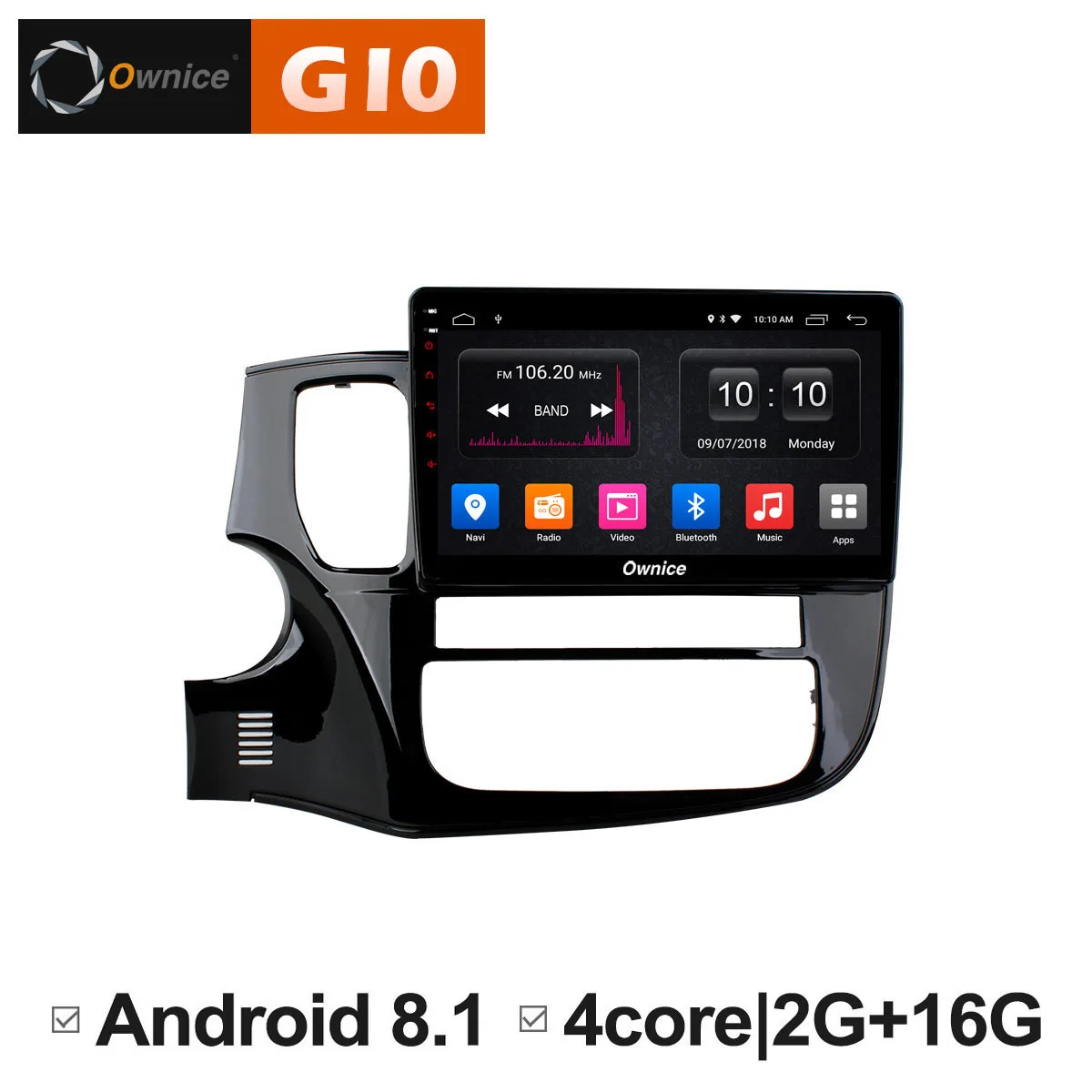 

Android 8.1 Unit Car DVD GPS Navigator 2 Din Radio Multimdia Video Player for Mitsubishi Outlander 2013 2014 2015 2016 2017 2018
