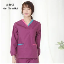 Медицинская одежда скраб костюмы Спецодежда для врача медсестры стоматология клиника pet doctor салон красоты комбинезоны медицинский Халат