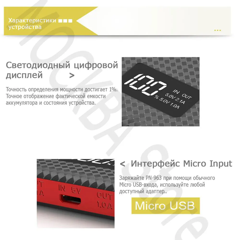 Горячее предложение, sal power Bank PINENG PN-969, 20000 мА/ч, двойной USB внешний аккумулятор, зарядное устройство, литий-полимерная поддержка, ЖК-дисплей, Msocow