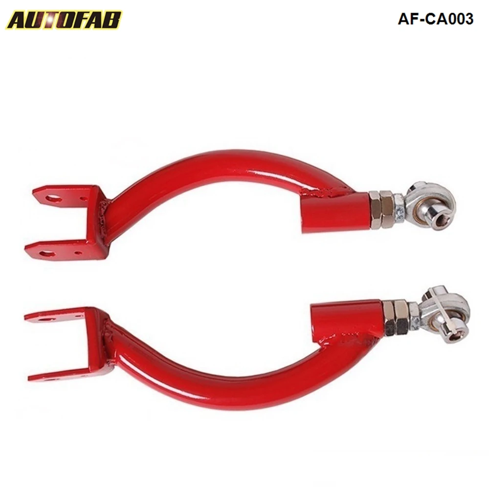 FOR Nissan 95-98 240SX S14 For Skyline R33/R34  REAR Jdm UPPER CAMBER CONTROL ARM ADJUSTABLE RED AF-CA003