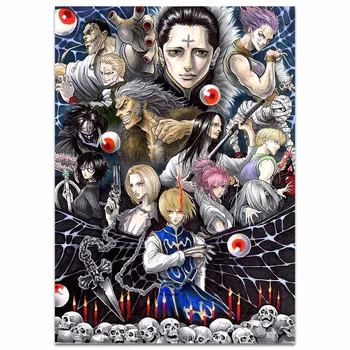 

Hunter x Hunter Anime Poster Classic Hot Anime Poster Art Silk Fabric Poster Print 12x18 24x36 inch Wall Art Picture Decor