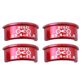 

4pcs/set Handlebar Shim Bicycle Bike Handlebar Bar Shim Spacer Stem Reducer 25.4mm to 31.8mm