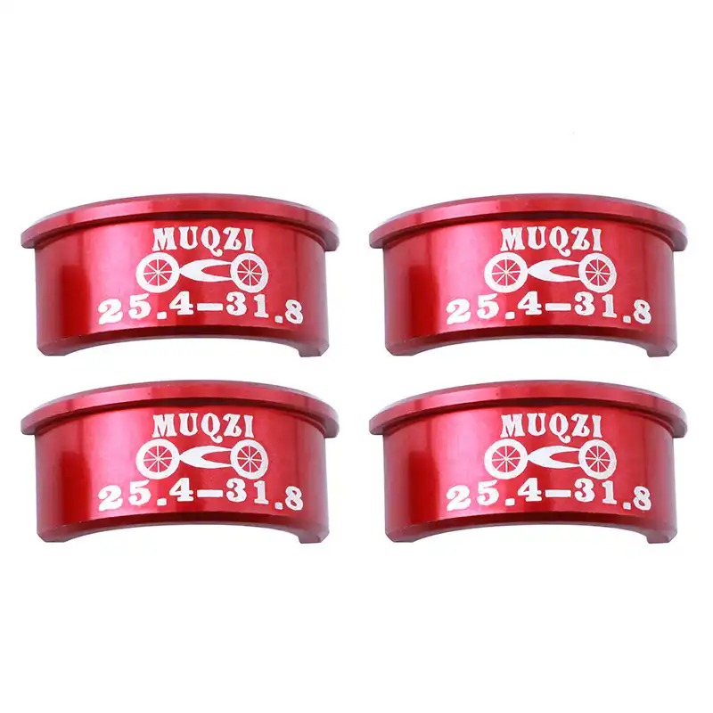 2pcs//Set Bicycle Bike Handlebar Bar Shim Spacer Stem Reducer 25.4mm To 31.8mm
