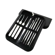 9 шт инструменты для удаления угрей угри, прыщи экстрактор прыщиков инструмент для удаления угрей для лица