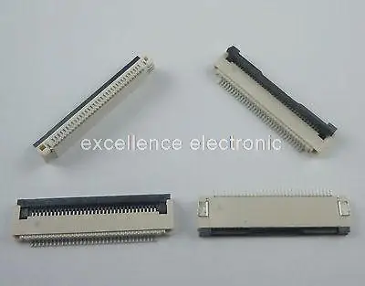 

10 Pcs FPC FFC 0.5mm Pitch 34 Pin Flip Type Ribbon Flat Connector Bottom Contact