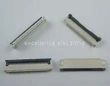 10 Pcs FPC FFC 0.5mm Pitch 34 Pin Flip Type Ribbon Flat Connector Bottom Contact