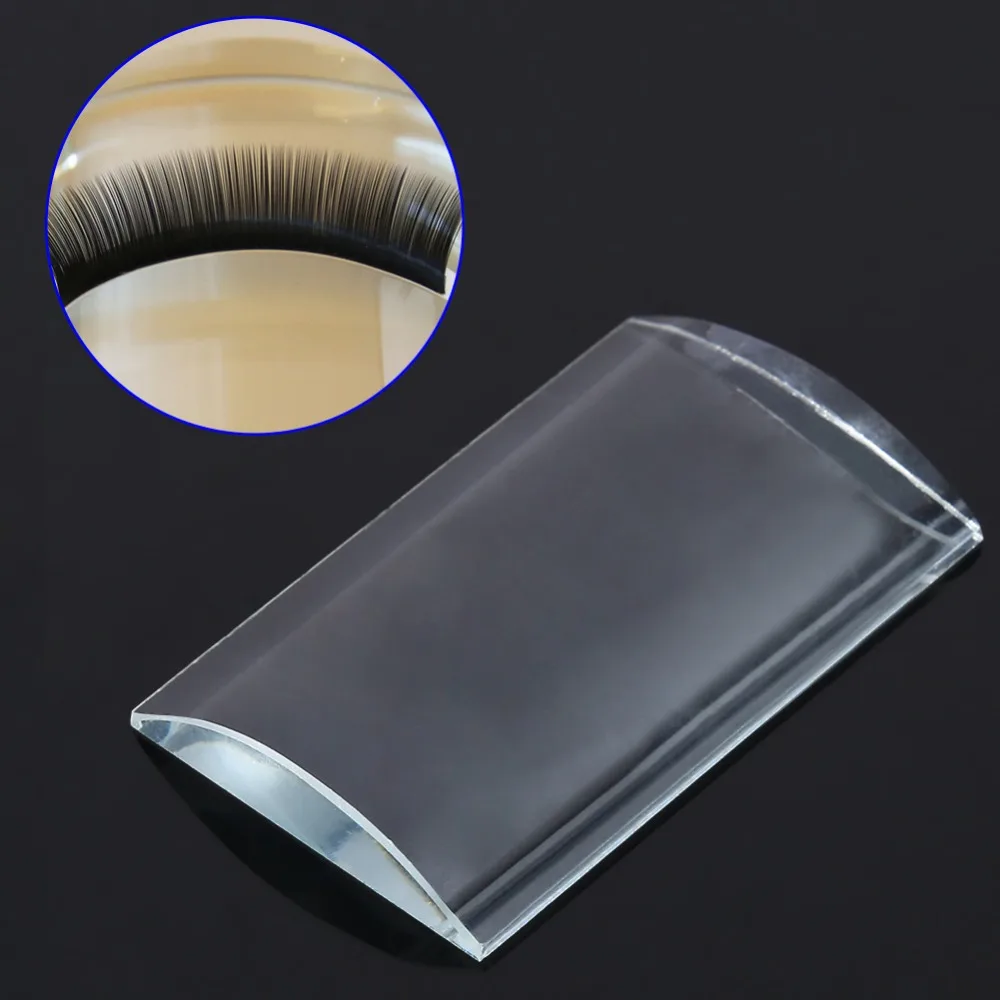 

3 style Round Crystal Eyelash Glue Pallet Holder Lash Separator Adhesive Glue Pallet Extensions Curved Tile/Ring Holder Pallet