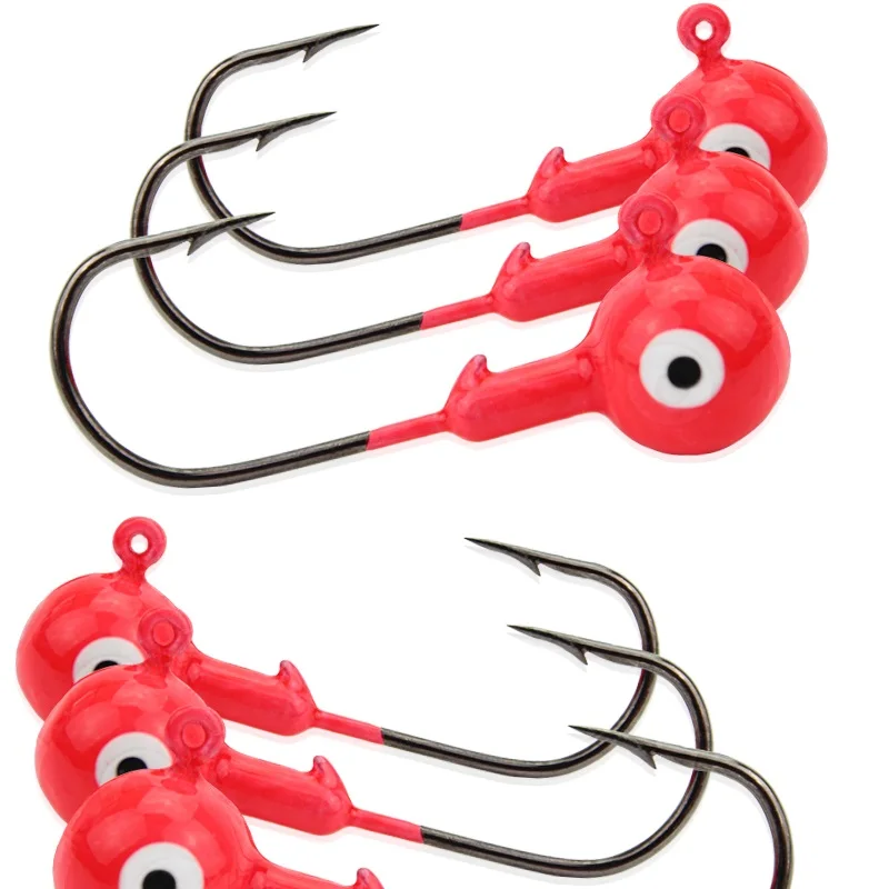 Lead hooks suitable for ice fishing or lure fishing 12 pcsin Fishhooks