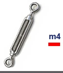 M5 turnbuckle, 2 шт, 304 нержавеющая сталь turnbuckle сварные вилки, sus304 высокое качество антикоррозийный трос фитинги