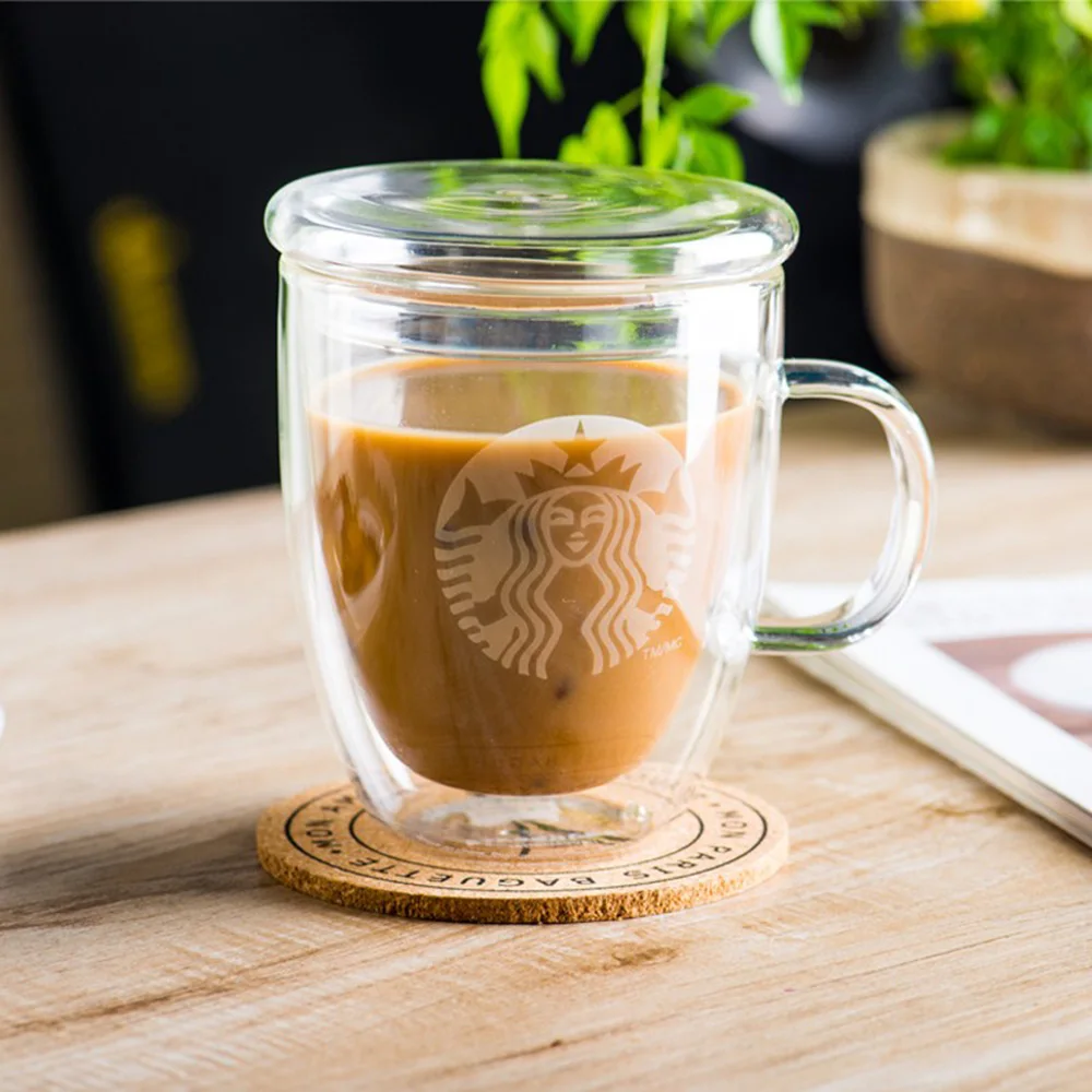 Classic Coffee Cup Mermaid Pattern Milk Glass Cups Novelty Gifts Ceramic Milk Tea Double layer Cups Starbucks Standard Classic Coffee Cup Mermaid Pattern Milk Glass Cups Novelty Gifts Ceramic Milk Tea Double layer Cups Starbucks Standard
