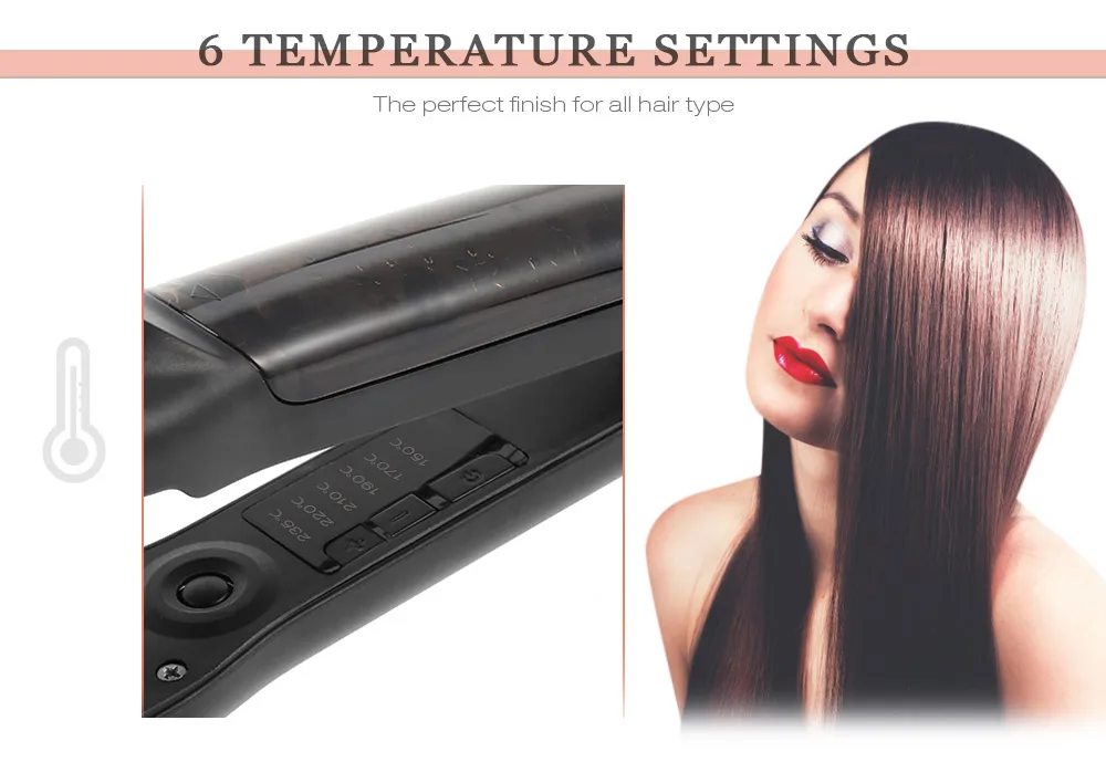 Профессиональный паровой выпрямитель для волос Njection Painting 450F ионный керамический электрический выпрямитель для волос уход за волосами