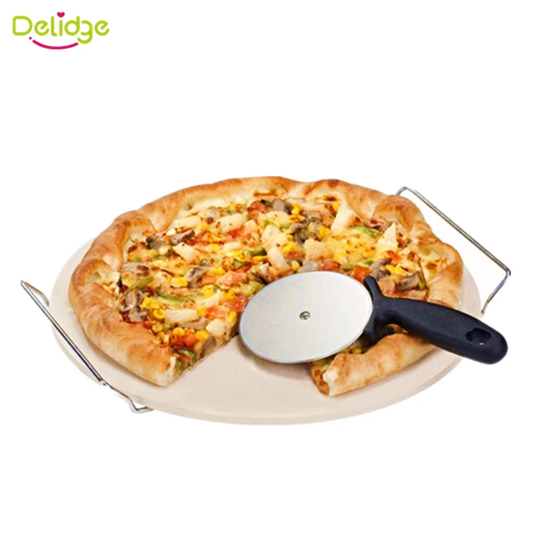 Delidge 1 шт. круглые Форма нож для пиццы Нержавеющая сталь пиццы диски для резки Ножи резак для торта, хлеба выпечки инструменты для приготовления пиццы