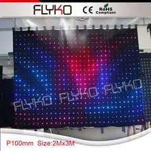 Ручная работа P100mm Disco lightitng deco/гибкая светодиодная видеостена