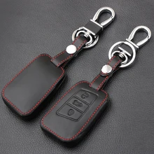Кожаный Автомобильный умный чехол для ключей для VW Magotan Passat B8 CC для Skoda Superb A7 Kodiaq, умный пульт дистанционного управления, 3 кнопки, сумка для ключей