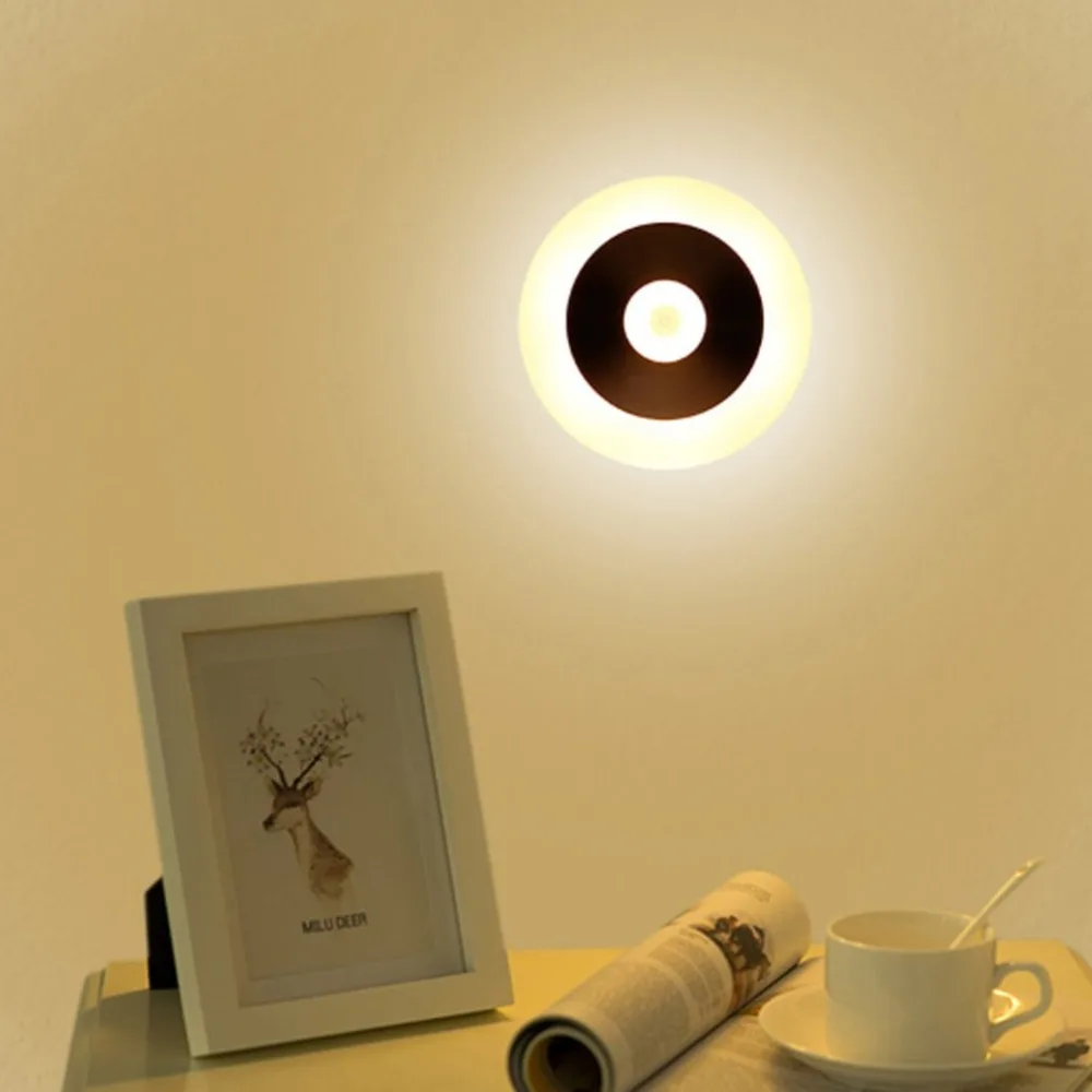 

Mini LED PIR Motion Sensor Night Light 0.8W Lighting Auto Sensor Smart Baby Bedroom Lamp Soft Light Children Sleeping NEW Arriva
