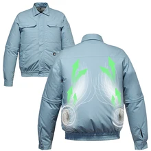 Summer heatstroke cooling air conditioning clothes fishing electric welding heatstroke clothing site labor insurance overalls air conditioning vest cooling clothing aluminum alloy vortex tube worker welding cool clothes for high temperature environment