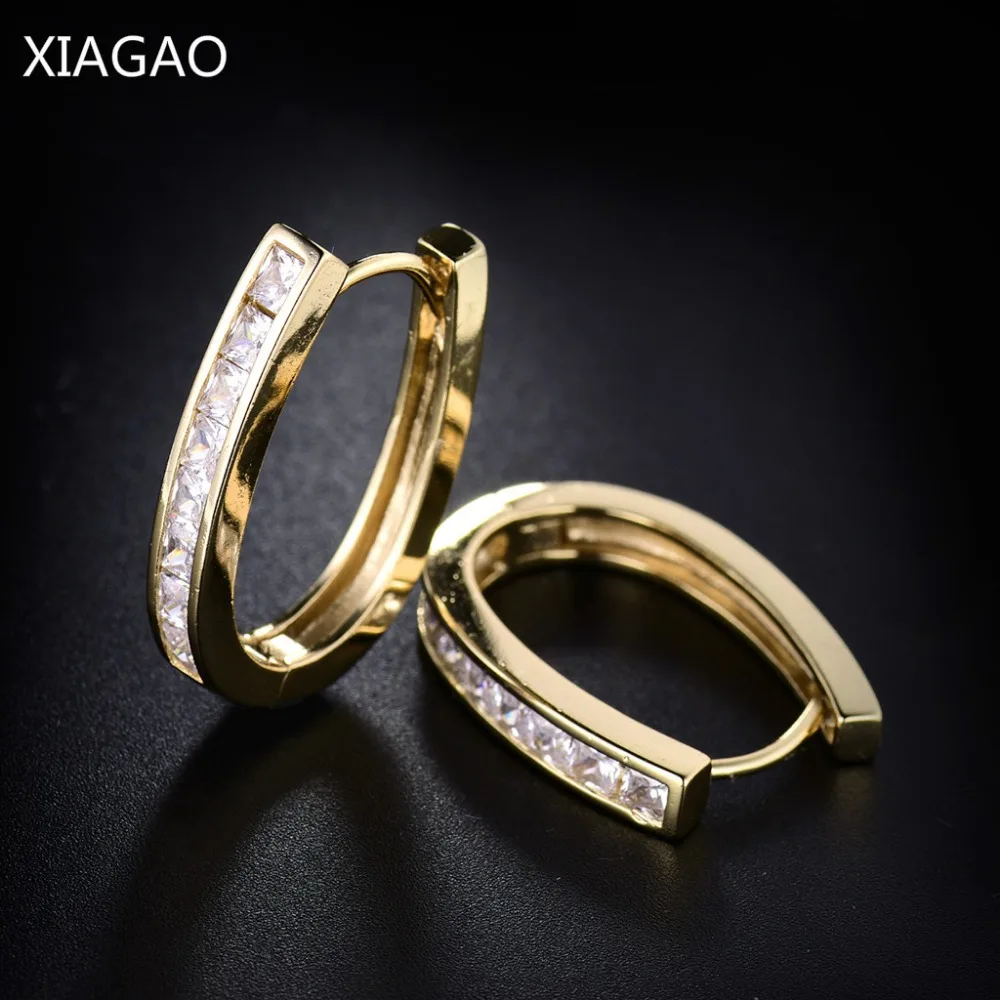 XIAGAO Top Quality Costume Jewelry Hoop Earrings for Women Silver/Gold
