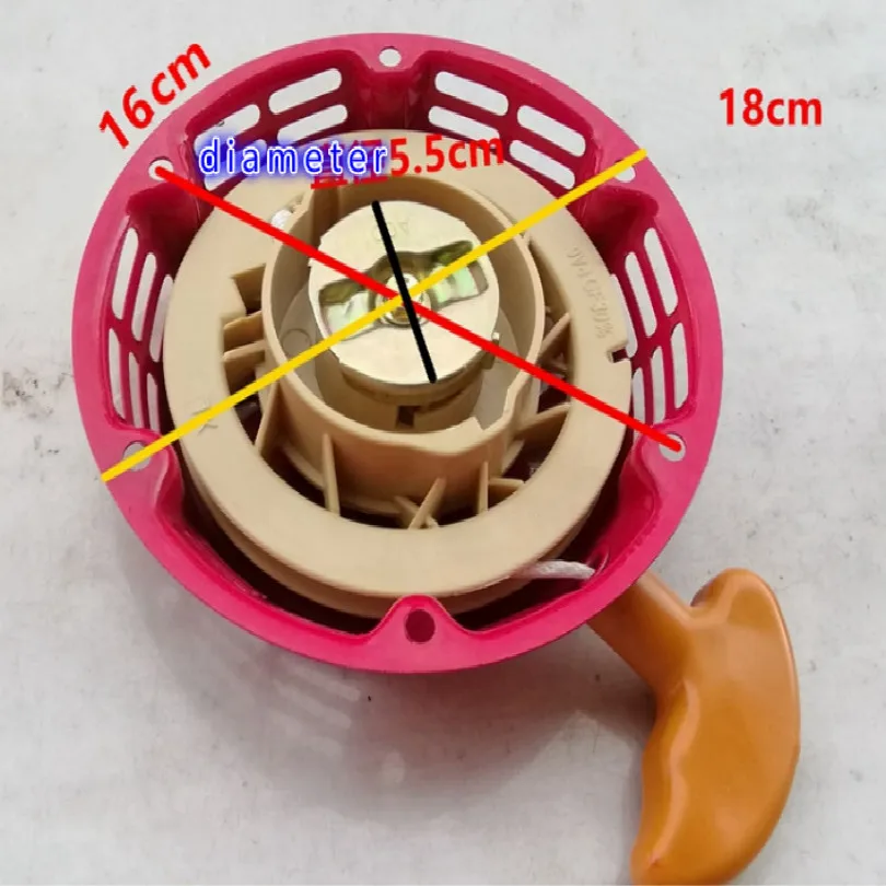 

3KW 5KW 168F 170F 188F 190F Gasoline generator starter gasoline engine recoil starter FREE SHIPPING