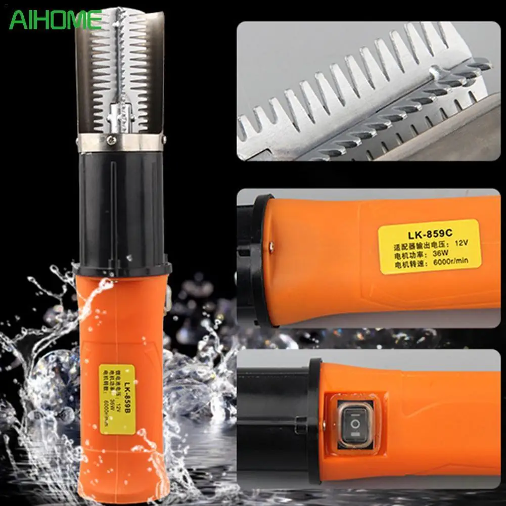 

High Quality Powerful Electric Scale Remover Skin Deslagger Scraper Rechargeable Blade Tools Fishscale Utensils For Shellfi 2018