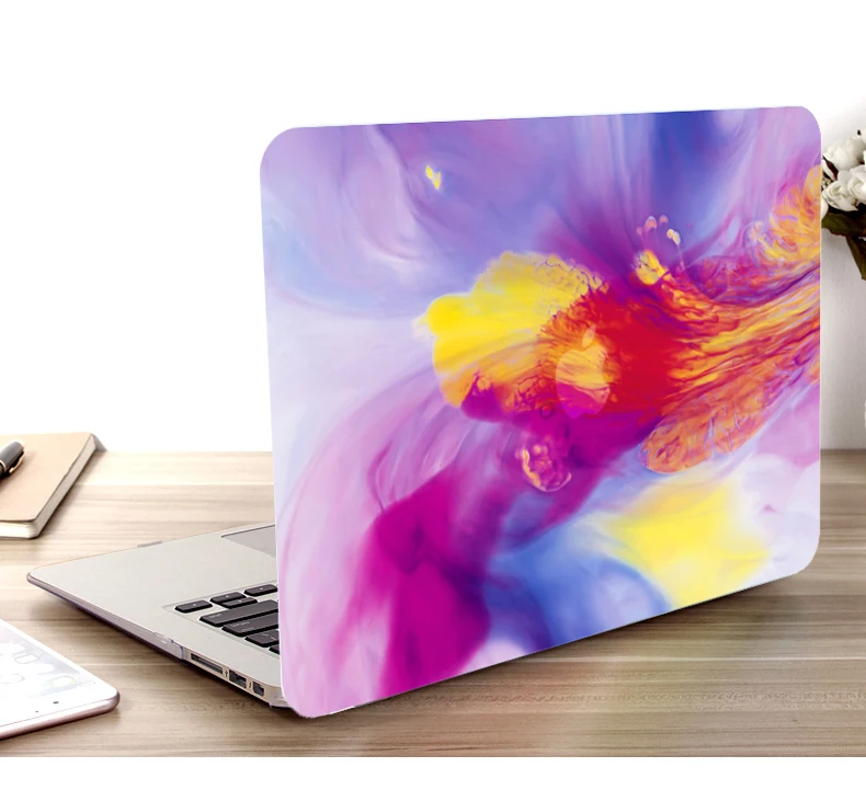 4in1 Laptop Hard Case+Keyboard Cover+Screen protector+Dust Plugs For Apple MacBook Air Pro Retina Touch Bar 11 12 13 15 inchs