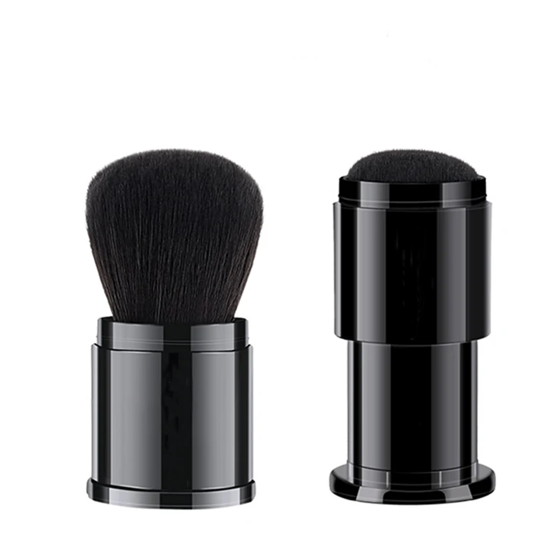 

Portable Retractable Makeup Brushes Soft Synthetic Hair Big Powder Brush Loose Powder Blush Multifunctional Make Up Brush