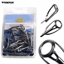 10Pcs 3.0mm Fishing Rod Tip Tops Repair Kit Stainless Steel Ring Silver Spinning Casting Fishing Pole Rod Tips Replacement Parts