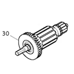 Натуральная amrature в сборе для Makita 519332-9 DHS710