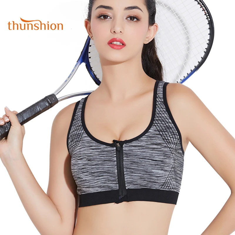 THUNSHION Quick Dry Female Fitness Bra Seamless Top