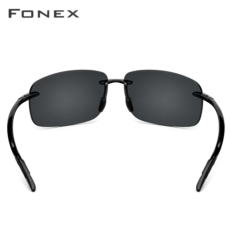 Мужские и женские очки без оправы FONEX Ultem TR90 сверхлегкие Квадратные