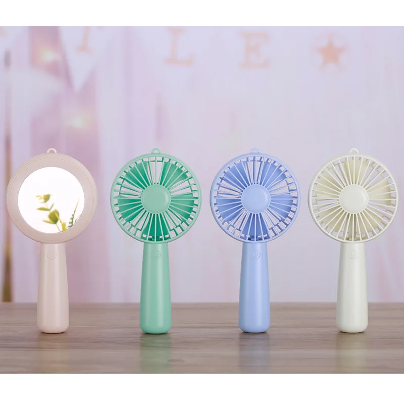 

Portable air conditioner Source Mini Desktop Fan Mini Small Fan Mirror Silence Mini Mirror Hand-held Fan N30D