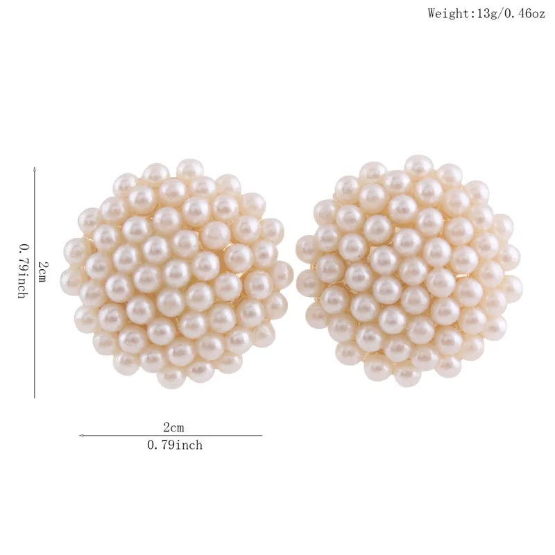 Korea style fashion pearl earrings  (3) - 