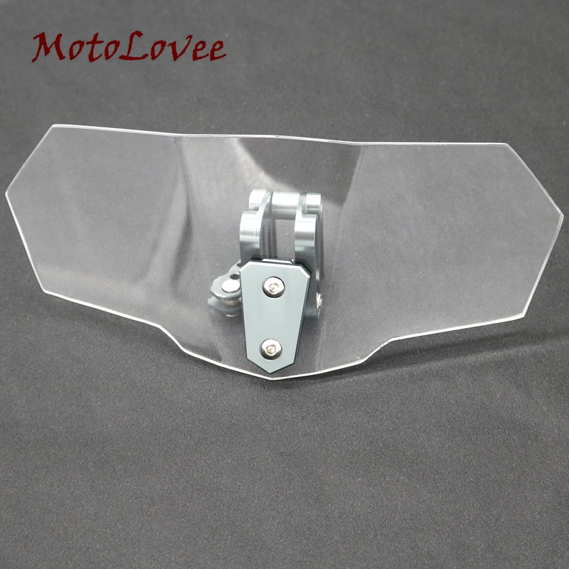 MotoLovee Best Motorcycle Windshields Extension Spoiler Windscreen