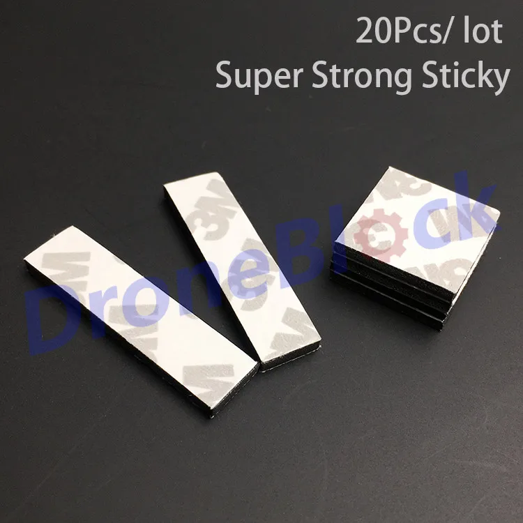 

40Pcs Tape square Double Sided Sticker adhesive strength EVA model buffer shock absorption