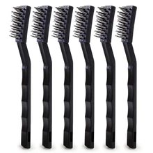 LETAOSK 6 шт. стальная проволока щетка ржавчины искры щетка для удаления чистки металла 17 см полировка инструменты аксессуары