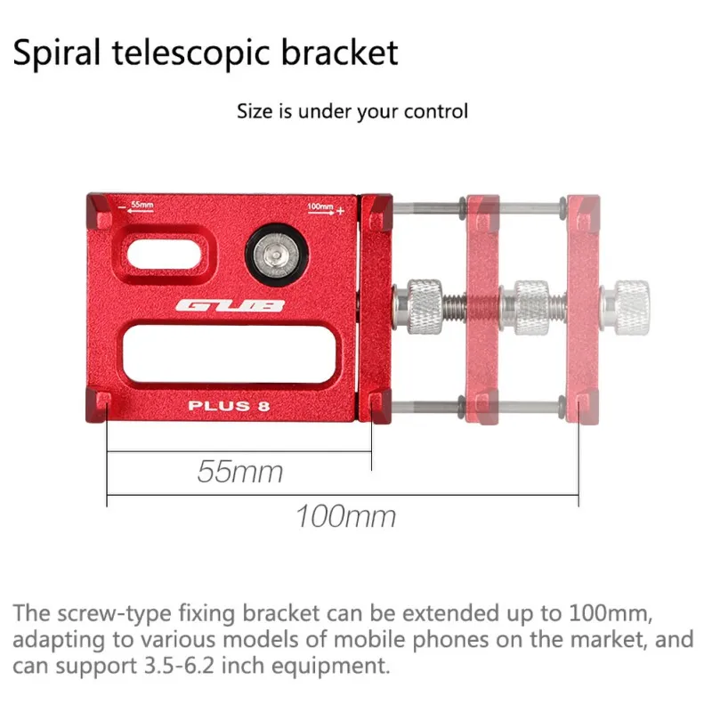 GUB PLUS 8 вращающийся Прочный портативный практичный велосипед Скутер Кронштейн подходит для проса xiaomi для крепления мобильного телефона на Велосипед держатели для телефонов
